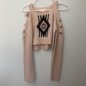 Crop top sweater